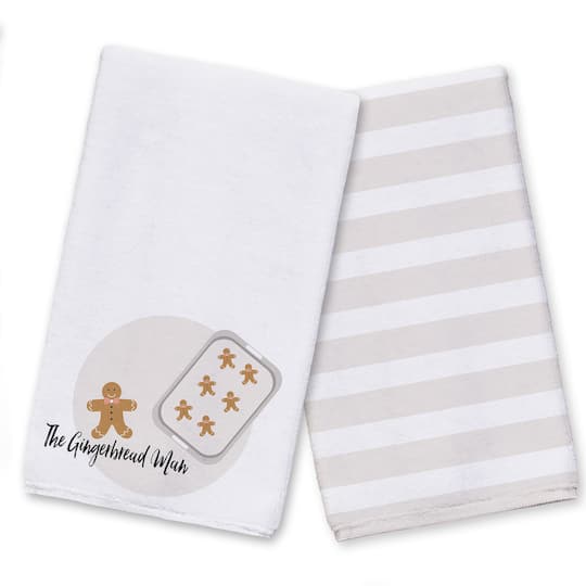 The Gingerbread Man Tea Towels - Set of 2